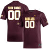 Custom Texas State Bobcats Football Maroon Stitched Jersey