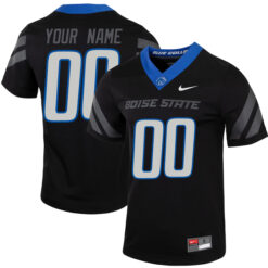Custom Boise State Broncos Football Black Untouchable Stitched Jersey