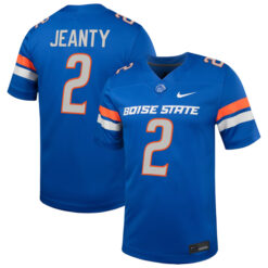 Ashton Jeanty Boise State Broncos Football Royal Home Stitched Jersey