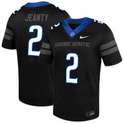 Ashton Jeanty Boise State Broncos Football Black Alternate Stitched Jersey