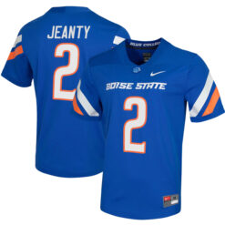 Ashton Jeanty Boise State Broncos Football Royal Untouchable Stitched Jersey
