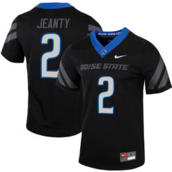 Ashton Jeanty Boise State Broncos Football Black Untouchable Stitched Jersey