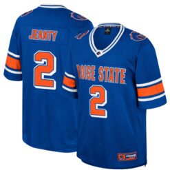 Ashton Jeanty Boise State Broncos Football Royal Colosseum Retro Stitched Jersey Stitched Jersey