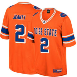 Ashton Jeanty Boise State Broncos Football Orange Colosseum Retro Stitched Jersey Stitched Jersey