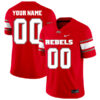 Custom UNLV Rebels Football Red Home Stitched Jersey