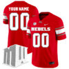 Custom UNLV Rebels Football Red Home Stitched Jersey w/ MWC Patch