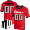 Custom UNLV Rebels Football Red Alternate Stitched Jersey w/ MWC Patch