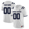 Custom Utah State Aggies Football White Away Stitched Jersey
