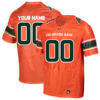 Custom Colorado State Rams Football Orange Alternate Stitched Jersey