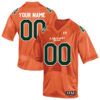 Custom Colorado State Rams Football Orange Throwback Stitched Jersey