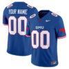 Custom SMU Mustangs Football Royal Vapor F.U.S.E Limited Stitched Jersey