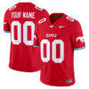 Custom SMU Mustangs Football Red Vapor F.U.S.E Limited Stitched Jersey