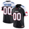 Custom SMU Mustangs Football Alternate Black Vapor F.U.S.E Limited Stitched Jersey