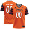 Custom UTSA Roadrunners Football Orange Game Stitched Jersey w/ AAC Patch