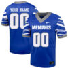 Custom Memphis Tigers Football Royal Home Stitched Jersey