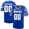 Custom Memphis Tigers Football Royal Home Stitched Jersey w/ AAC Patch