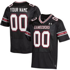 Custom South Carolina Gamecocks Football Black Game Stitched Jersey
