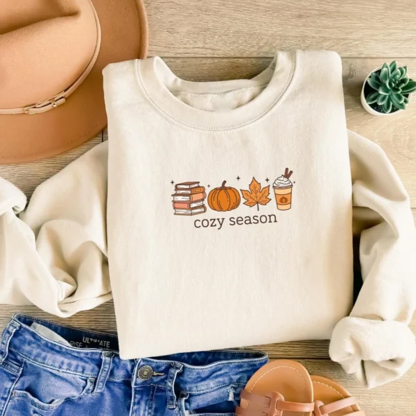 Books Lover Cozy Season Sweatshirt