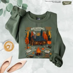 Cozy Cabin Reading Retreat Sweatshirt