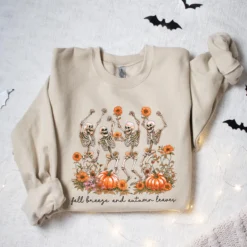 Fall Breeze and Autumn Leaves Sweatshirt